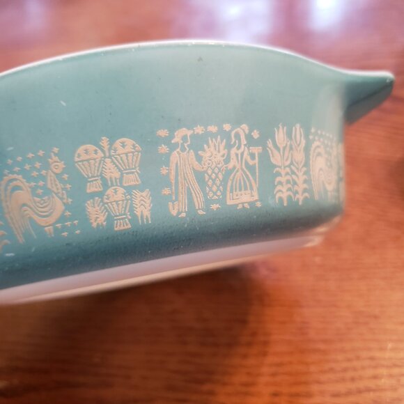 2 x Pyrex Butterprint Casserole 471 & 472 NO LIDS - Picture 6 of 12